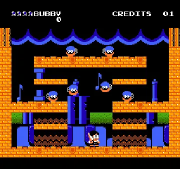 Parasol Stars - The Story of Bubble Bobble III (Europe) (Beta) screen shot game playing